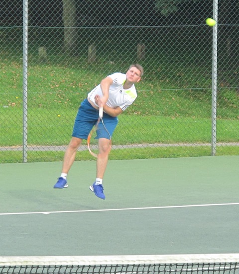 Damo Stacey in action