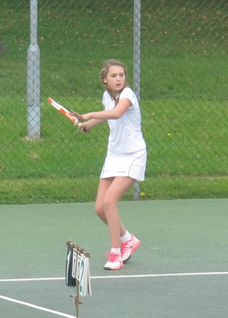 13 Year-old Emily Noel in action