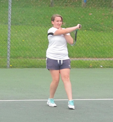 17 Year-old Kayleigh Budge - Ladies' Doubles runner-up