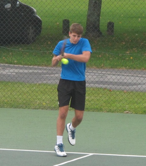 Men's Doubles runner-up - 15 year old Tom Bradbury
